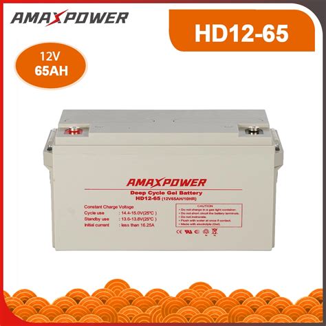 Deep Cycle Gel Battery V Ah Solar Power Supply Batteria For Life