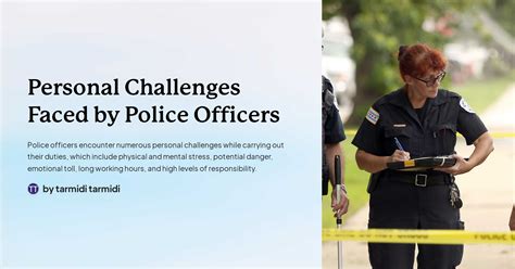 Personal Challenges Faced By Police Officers