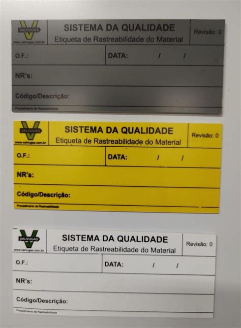 Placas De Identifica O Soluc Es Industriais