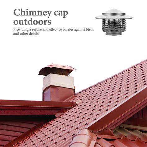 Chimney Cap Stainless Steel Roof Chimney Cap Chimney Pipe Rain Cap Stove Exhaust Pipe Rain Cap