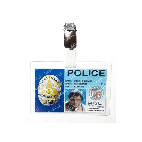 Columbo Lieutenant Frank Columbo Homicide Los Angeles Police - Etsy