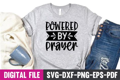 Powered By Prayer Svg Graphic By Bee Design · Creative Fabrica