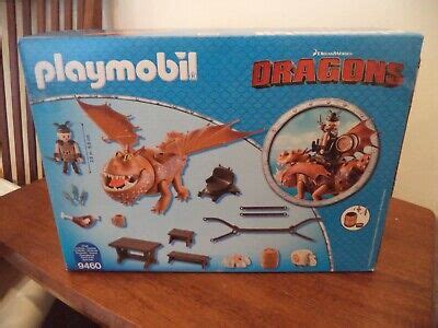 Playmobil How To Train Your Dragon Fishlegs Meatlug New Ebay