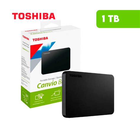 Disco Duro Externo Toshiba 1tb Canvio Basic Black HDTB410XK3AA