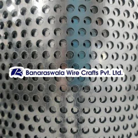 Banaraswala Round Gi Perforated Sheet For Industrial At Rs Sq Ft In