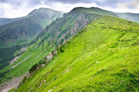 Sch Ne Berge Landschaft In Karpaten Stock Bild Colourbox