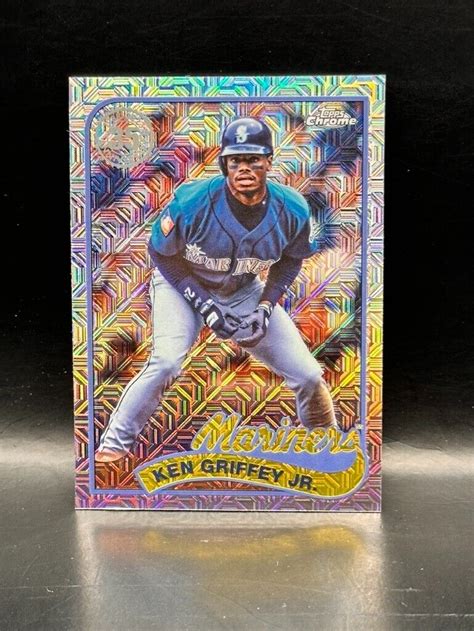 2024 Topps Series 1 T89C 31 Ken Griffey Jr Chrome Silver Pack Mojo