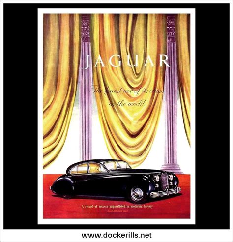 Jaguar Vii Saloon Original Vintage Advert From October 22nd 1953