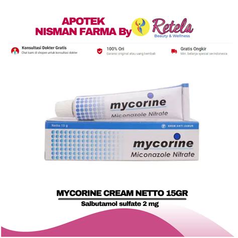 Jual Mycorine Cream Gr Miconazole Nitrate Krim Anti Jamur