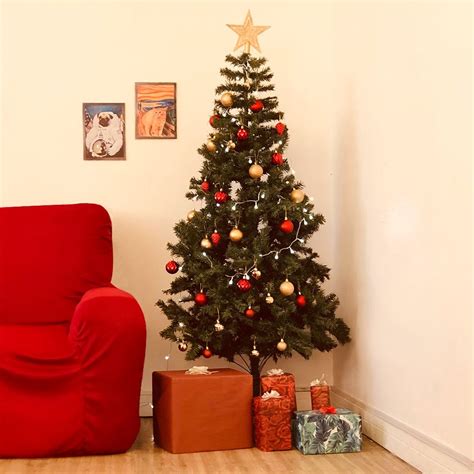 Arvore De Natal Pinheiro Luxo 1 80 Altura 750 Galhos Shopee Brasil