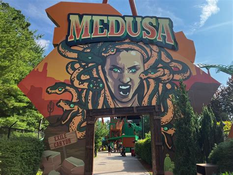 The Return Of Medusa Six Flags Great Adventure Welcomes Back Roller