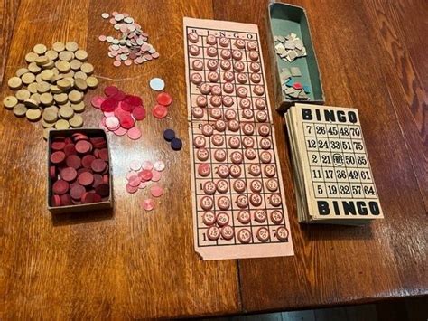 Vintage 4002 Milton Bradley Bingo Game Complete Set 70 Cards EBay