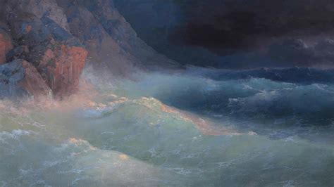 Ivan Aivazovsky, Black Sea [1920×1080] – gogambar