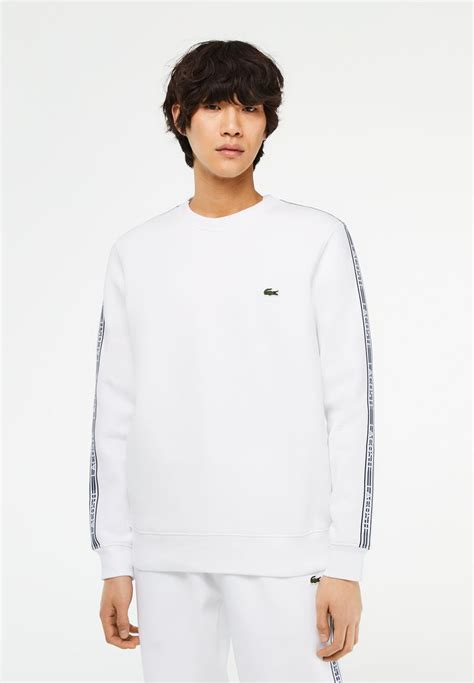 Lacoste Sport Tapered Sweatshirt Blanc Weiß Zalando Ch