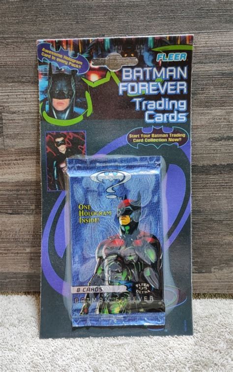 Trading Cards 1995 Fleer Batman Forever Sealed Collectible Cards Was