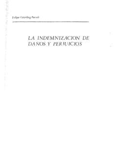 La Indemnizacion De Danos Y Perjuicios La Indemnizacion De Danos Y