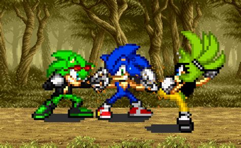 Sonic Vs Scourge And Surge By Justinpritt16 On Deviantart