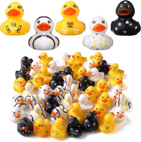 Amazon Vertintong Pcs Graduation Rubber Ducks Small Rubber