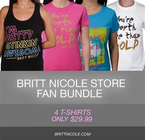 NEW BRITT NICOLE MERCH SALE – Glow: A Britt Nicole Fansite