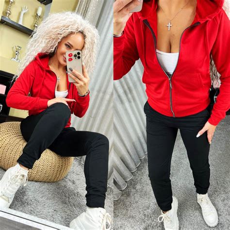 Fashions • Женскии спортивныи костюм Amsterdam Fashions 48 красный (409 ...