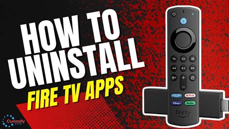 HOW TO UNINSTALL APPS ON THE AMAZON FIRE TV STICK YouTube