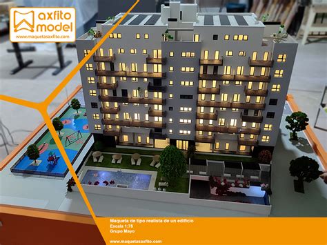 Residencial Mayfo A Escala Granada Maquetas Axfito