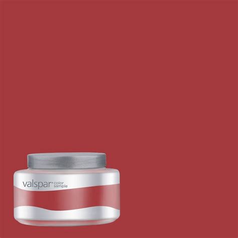 Valspar 8 Oz Paint Sample Quite Red In The Paint Samples Department At