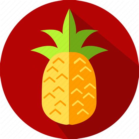 Organic Fruit Healthy Pineapple Tropical Icon Download On Iconfinder