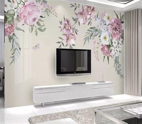 3d Beibehang Floral Mural Wallpapers Walling Shop