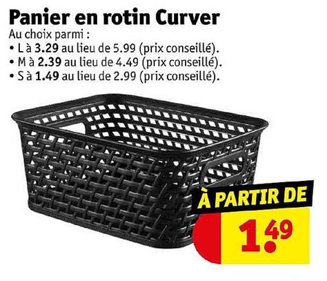 Promo Panier En Rotin Curver Chez Kruidvat Icatalogue Fr