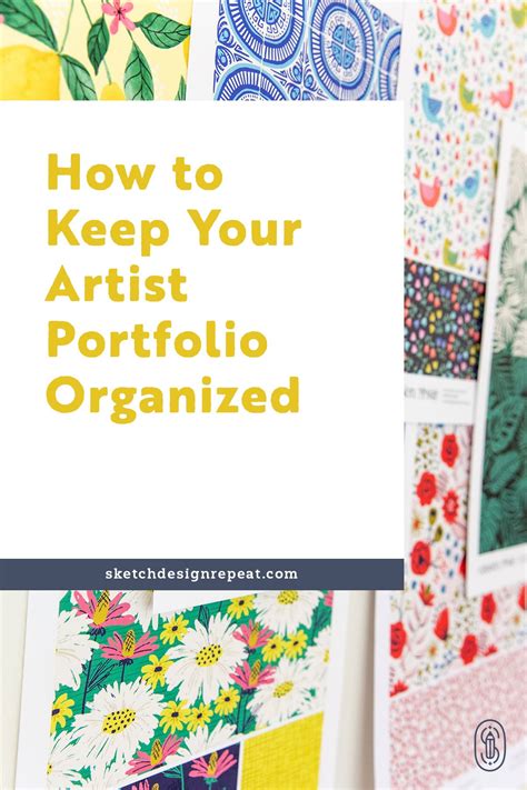 How To Keep Your Artist Portfolio Organized Sketch Design Repeat