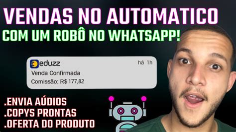 ROBOZINHO DE VENDAS USO ESSE ROBÔ DE VENDAS PARA FAZER VENDAS NO