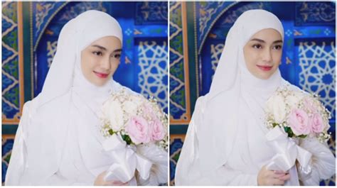 Celine Evangelista Akui Nyaman Kenakan Hijab Meski Bukan Islam