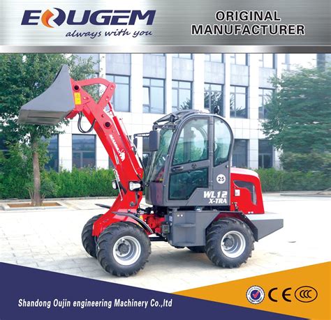 Agricultural Machinery 800kg Small Front End Wheel Loader With Luxury