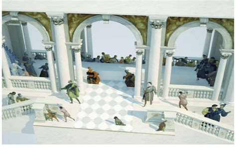 Digital reconstruction of the scene with figures | Download Scientific ... 