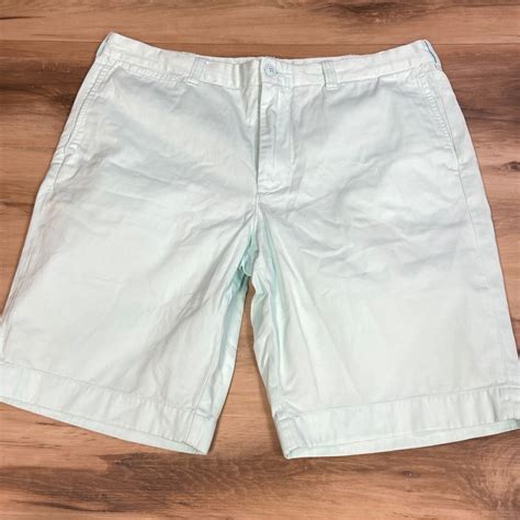 J Crew Shorts Mens 38 Stanton 10 5 Pastel Mint Green Flat Front Chino