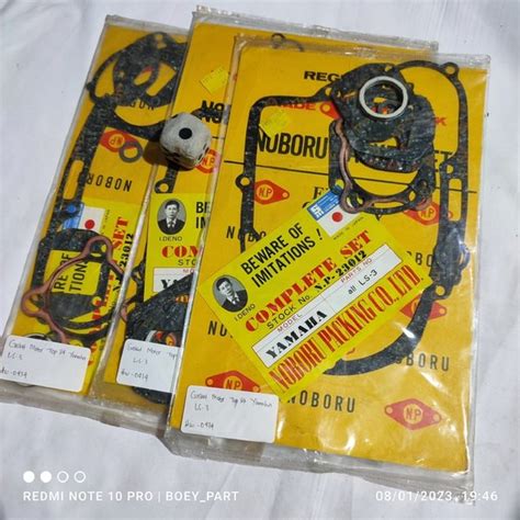 Jual Paking Packing Gasket Fullset Full Set Yamaha Ls3 Ls 3 Nos Di