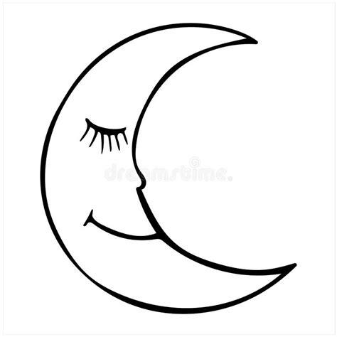 Clipart Moon Black And White