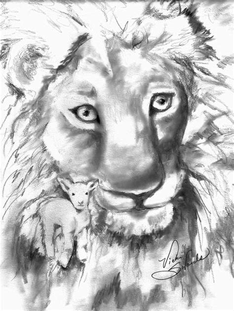 Stunning "Lion And Lamb" Artwork For Sale on Fine Art Prints