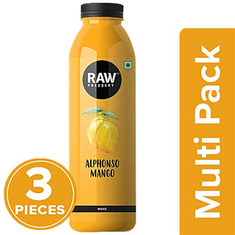 Buy Raw Pressery Alphonso Mango 100 Natural Cold Pressed Juice Online At Best Price Of Rs 675