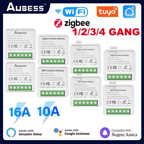 Tuya Zigbee Wifi 1 2 3 4 Gang Modu Inteligentny Prze Cznik