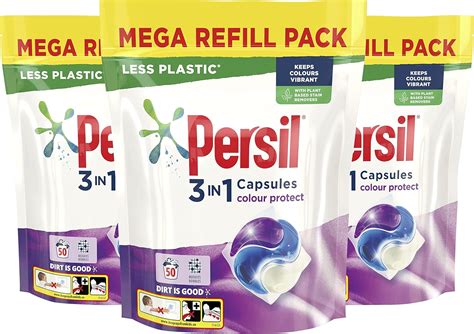 Persil 3 In 1 Colour Protect Laundry Washing Capsules Keeps Colours