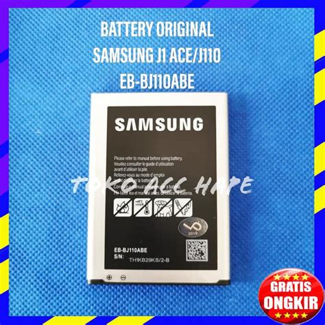 Jual BATERAI SAMSUNG J1 ACE ORIGINAL 100 EB BJ111ABE EB BJ111ABE