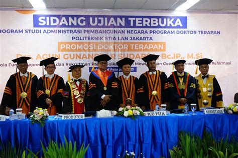 Politeknik Stia Lan Jakarta Kembali Luluskan Doktor Terapan