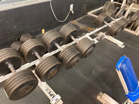 RACK WITH DUMBBELLS - Able Auctions