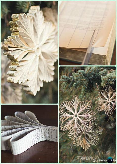 Diy Paper Christmas Tree Ornament Craft Ideas Instructions