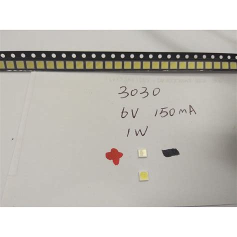 Jual Lampu LED Diode Backlight 3030 SMD 6V 1W Putih Cold White Back