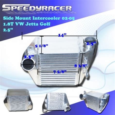 Vw Jetta Golf Upgrade Side Mount Intercooler T