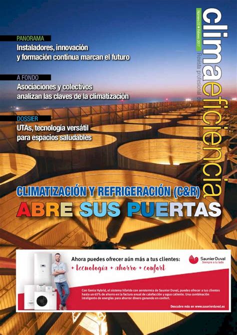 Pdf Eficiencia ClimatizaciÓn Y RefrigeraciÓn Candr Abre Sus · Revista Profesional De