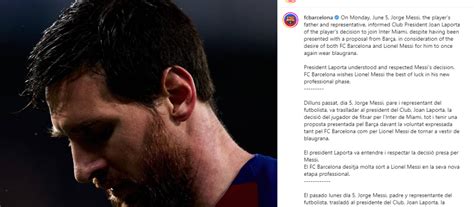 Messi Y El Barça Chocan En Sus Versiones Sobre El Regreso Fallido Del Argentino